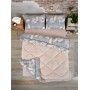 ETE HOMETEX ÇİFT KİŞİLİK LÜX WELSOFT YORGAN SETİ 195X215CM ARİNA BEJ 8696474231861